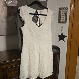 Speechless White Lace Dress XXL